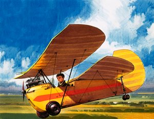 La invención de Henri Mignet el Pou de Ciel de Wilf (20th century) Hardy