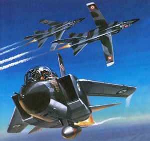 Avión de combate polivalente o MRCA (Multi Role Combat Aircraft) de Wilf (20th century) Hardy