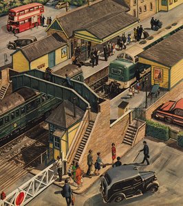 Estación de ferrocarril, Inglaterra