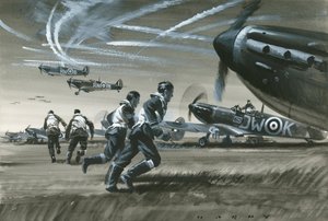 La Batalla de Inglaterra de Wilf (20th century) Hardy
