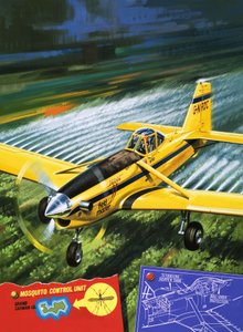El HDN Fieldmaster, un avión de ala baja diseñado para fumigar cultivos de Wilf (20th century) Hardy