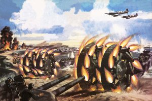 El poderoso Panjandrum, el arma que no funcionó de Wilf (20th century) Hardy