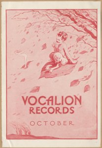Boletín de Vocalion Records, años 1920 de Wilfred Fryer, Curtis Advertising Agency