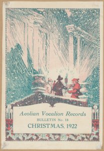 Boletín de Vocalion Records, Navidad, 1922