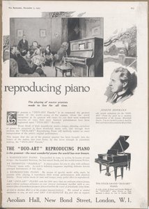 Pianolas de la Compañía Eólica, 1923 de Wilfred Fryer