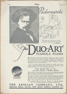 Pianolas de la Compañía Eólica, 1924 de Wilfred Fryer
