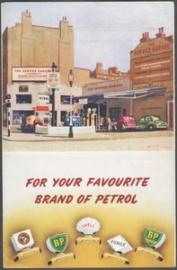 Shell, BP, National Benzole, años 1950