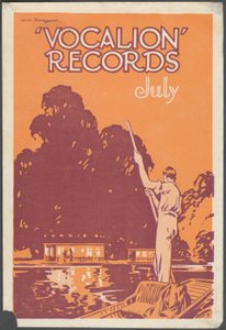 Boletín de discos Vocalion, años 1920