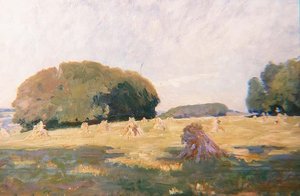 Pajares en el campo de Wilfred Gabriel de Glehn