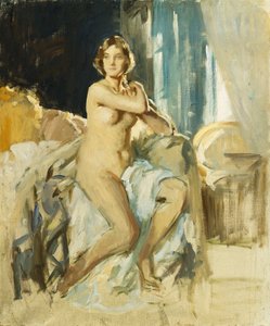 Estudio para The Mirror de Wilfred Gabriel de Glehn