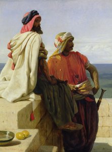 Sarracenos frente a su posición, 1864
