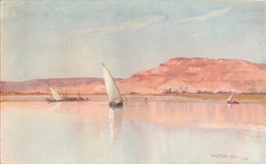 En el Nilo, c1900 de Wilfrid Williams Ball