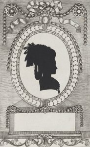 Silueta de la condesa Lodroni, 1784-1834 de Wilhelm Ackermann