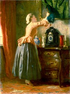 Una doncella, siglo XIX de Wilhelm Amberg