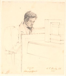 Retrato del litógrafo Peter Gemzøe