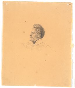 Retrato del medallista Christen Christensen de Wilhelm Bendz