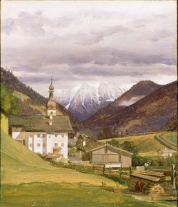 La iglesia de Ramsau de Wilhelm Bendz
