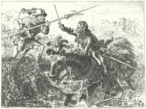Muerte de Carlos el Temerario, Duque de Borgoña, en la Batalla de Nancy de Wilhelm Camphausen