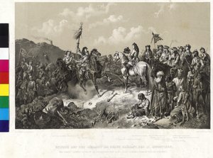 Episodio de la batalla en los montes Harsany el 12 de agosto de 1687 de Wilhelm Camphausen