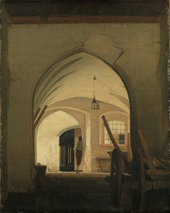 Una cochera, Partenkirchen de Wilhelm Ferdinand Bendz