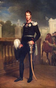 Retrato del rey Federico Guillermo III de Prusia, 1818 de Wilhelm Friedrich Herbig