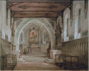 Capilla del viñedo en Schliersee de Wilhelm Gail