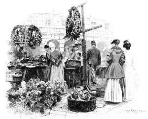 El Mercado de Flores, 1901