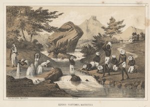 Trajes hindúes, Mauricio, 1855