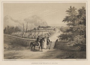Longwood, Desde la Puerta, St. Helena, 1855