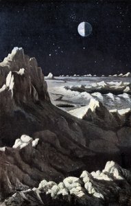Paisaje lunar, c1880 (grabado)