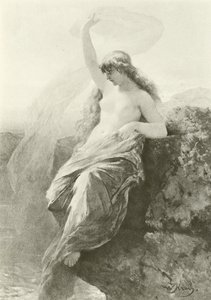 La Lorelei (grabado) de Wilhelm Kray