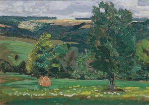 paisaje en Württemberg de Wilhelm Legler