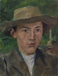cabeza de niño de Wilhelm Maria Hubertus Leibl