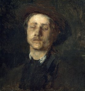 cabeza de un ciego de Wilhelm Maria Hubertus Leibl