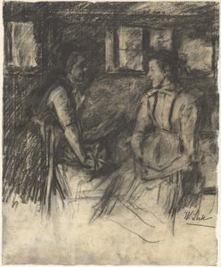 Dos mujeres en la cocina de Wilhelm Maria Hubertus Leibl