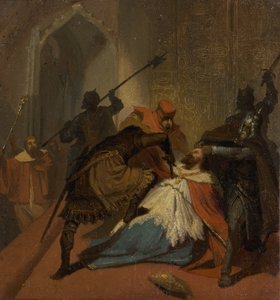asesinato de un cardenal de Wilhelm Lindenschmit der Jüngere