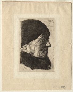 Cabeza de un campesino, 1874 de Wilhelm Maria Hubertus Leibl