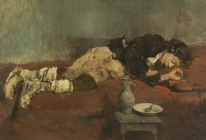 Niño Saboyano Durmiendo, 1869 de Wilhelm Maria Hubertus Leibl