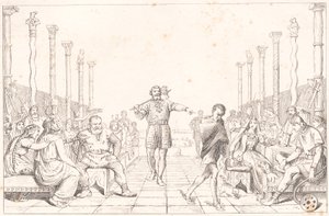 El banquete de Ægir de Wilhelm Marstrand