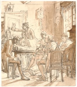 "Collegium politicum". (El fundidor político) de Wilhelm Marstrand