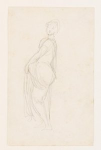 Mujer bailando de Wilhelm Marstrand