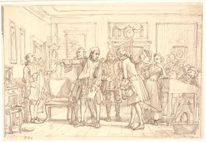 El impaciente, I, 6 de Wilhelm Marstrand