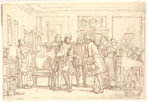 El impaciente, I, 6 de Wilhelm Marstrand