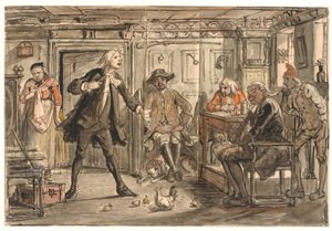 Erasmus Montanus discutiendo con Per Degn