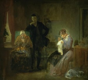 La visita del pretendiente de Wilhelm Marstrand