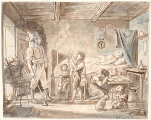 El regreso a los huérfanos de Wilhelm Marstrand