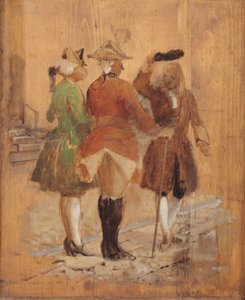 Holberg cede el paso a Jacob von Thyboe y Jean de France de Wilhelm Marstrand