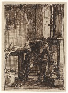 Holberg en Roma de Wilhelm Marstrand