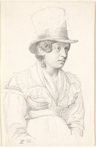 Italiana con sombrero alto de Wilhelm Marstrand