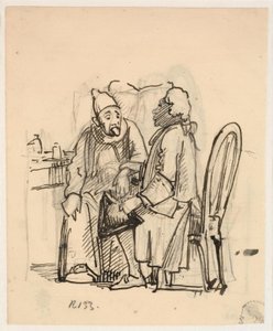 La visita del médico de Wilhelm Marstrand